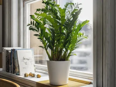  ZZ Zanzibar Gem Potted Plant Model 