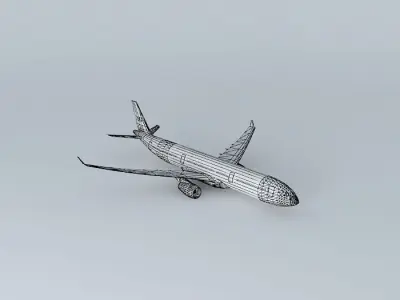 HiFly Airlines Airbus A330 200/300 Free 3D model
