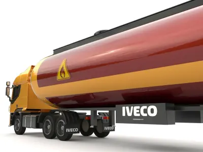 iveco stralis 3D model