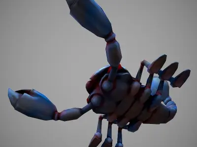 Scorpion Cartoon Low-poly 3D model