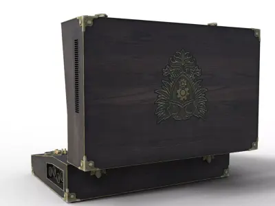 laptop ficction Low-poly 3D model