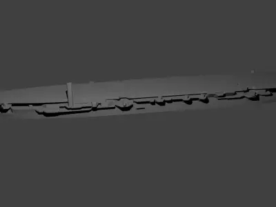 Japanese Aircraft Carrier Zuiho 3D print model