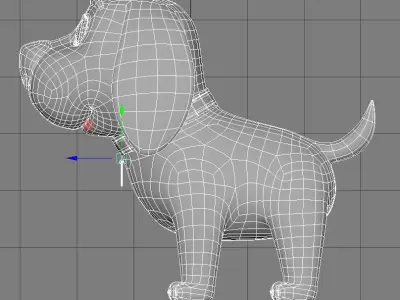 cute puppy 3d model 3D model