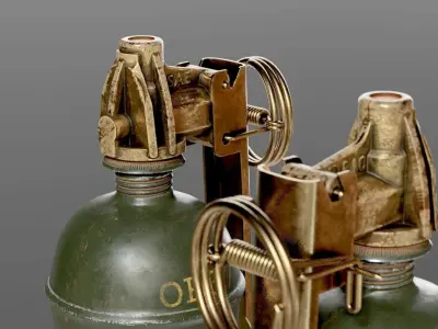 SOLDIER Frag Grenade 3D model