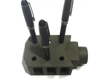 50cal Muzzle Brake 3D Printable Model 3D print model