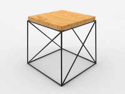 Stool 02 Free 3D model