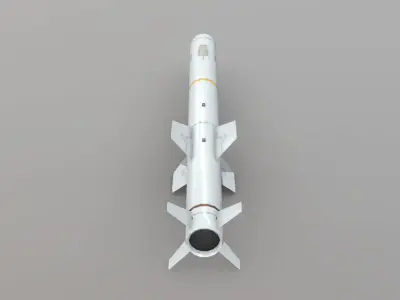 AGM-84E-SLAM missile Low-poly 3D model