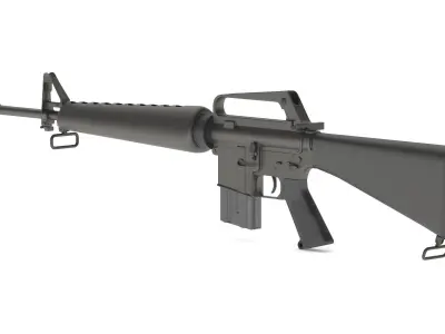 Assault Rifle Xm16E1  3D model