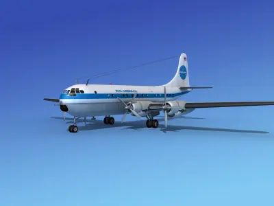 Boeing 377 Pan Am 3 3D model