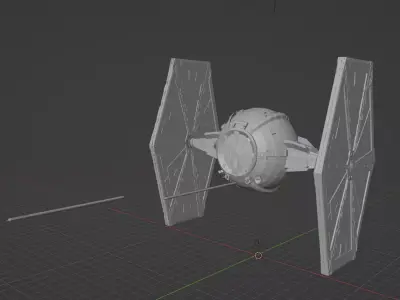 prototype  Tie Fighter 3D model