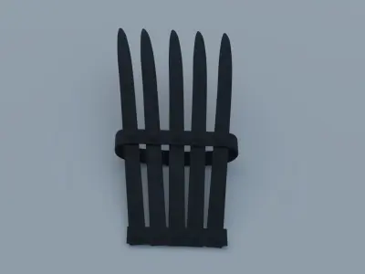 Tekkokagi Weapon 3D model