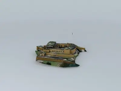 Fort Christiansvaern  Christiansted St Croix USVI 3D model