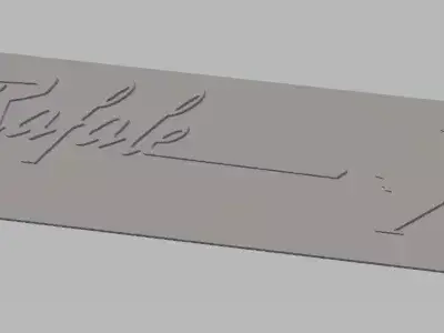 Remove Before Fligt keychain Rafale 3D print model