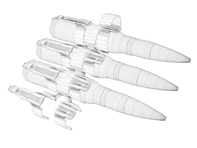 Ammunition Belt Free 3D model