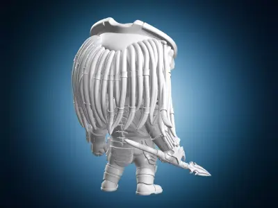 Chibi Predator 2 3D print model