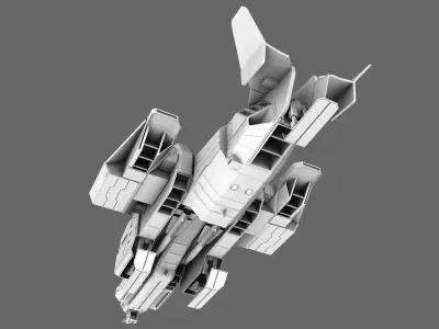 Hornet Fighter Interceptor 3D model