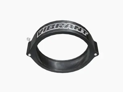 Vibrant HD V-Band clamp Low-poly 3D model