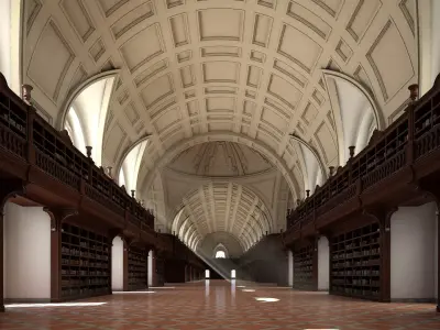 Old Library I 3D model
