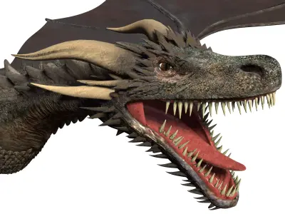 Dragon game of thrones 3D model