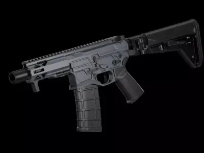 Quentin Defense ARQ - 15 Low-poly 3D model