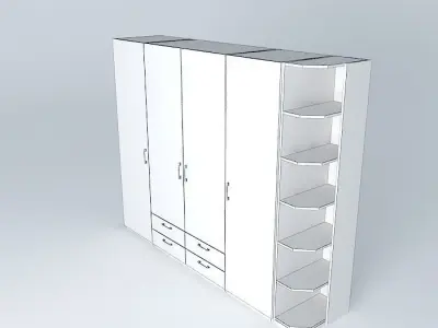 wardrobe cabinet Free 3D model