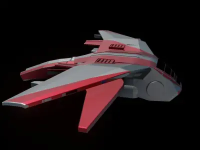 Sci fi Space Ship 3D model