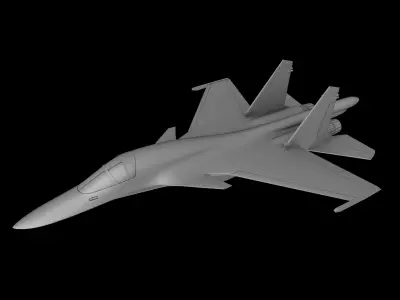 SU-34 SCALE 1-72 PRINTABLE STL FILES 3D print model