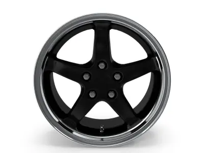 Cobra R 1995 Dished Wheel 17x9 3D model