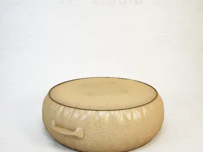 DIESEL Chubby Chic pouf L by Moroso Free 3D model