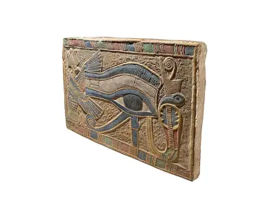 Eye of Horus - Ancient Egypt-3D Print Low-poly 3D model