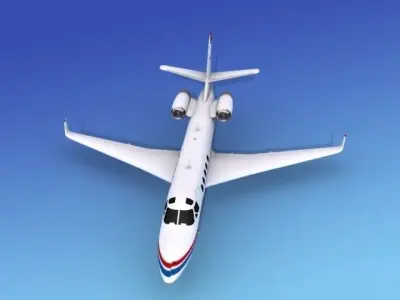 IAI Astra Jet V13 3D model