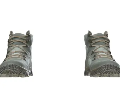 Boots 201 - All MH Bodies - UE5 Skeletons - Rigged Low-poly 3D model