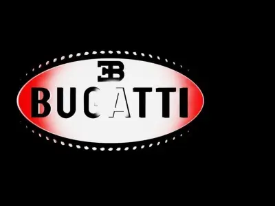 Bugatti Logo Free 3D model