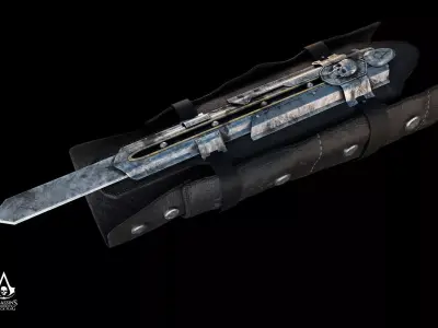 Assassins Creed Black Flag Hidden Blade 3D model