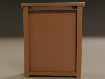 book shelf 3D print model