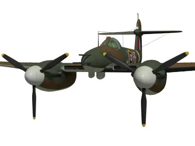 Westland Whirlwind 3D model