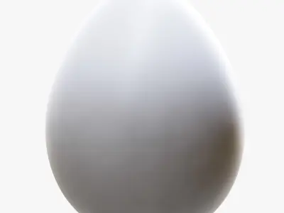 Stylized Egg 3D model