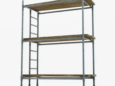 Scaffold scaffolding rack 3D model