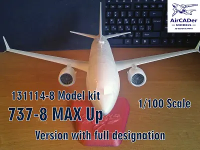 131114-8 Model kit Boeing 737-8 MAX Up 3D print model