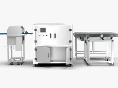 Automatic PCB Partition Cleaning Machine 3D model