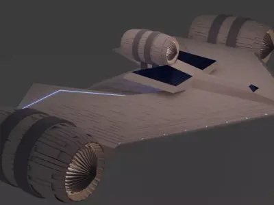 Nave Sci--Fi 3D model
