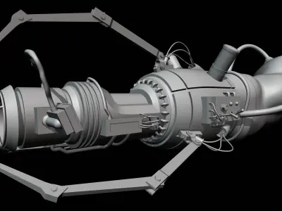 Sci-Fi Plasma Gun Model 3D model