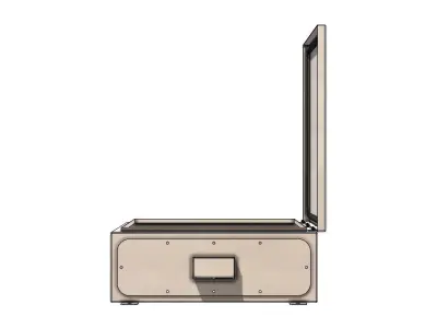 Painel Eletrico Electric Panel 190 x 500 x 800 mm 3D model