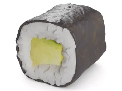 Sushi Avocado 3D model