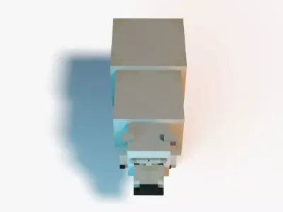 Minecraft Polar Bear Low-poly 3D model