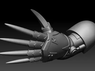 6 POWER HANDS 3D print model