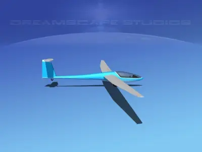 DG-400 17-Metre Motorglider V13 3D model