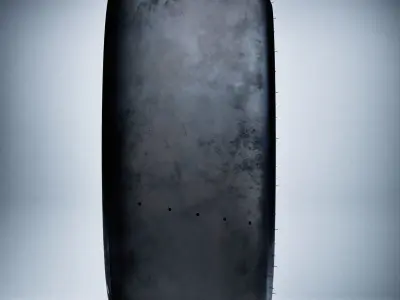 Hoosier Tire Weld Wheels Ventura Drag racing package Low-poly 3D model