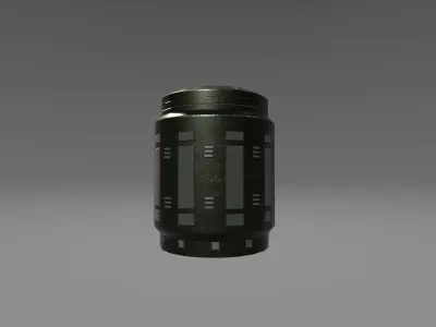 sci-fic bomb Free low-poly 3D model