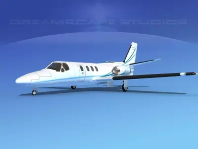 Cessna 500 Citation I V02 3D model
